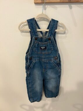 OshKosh B'gosh Washed Blue Denim Kids Overalls